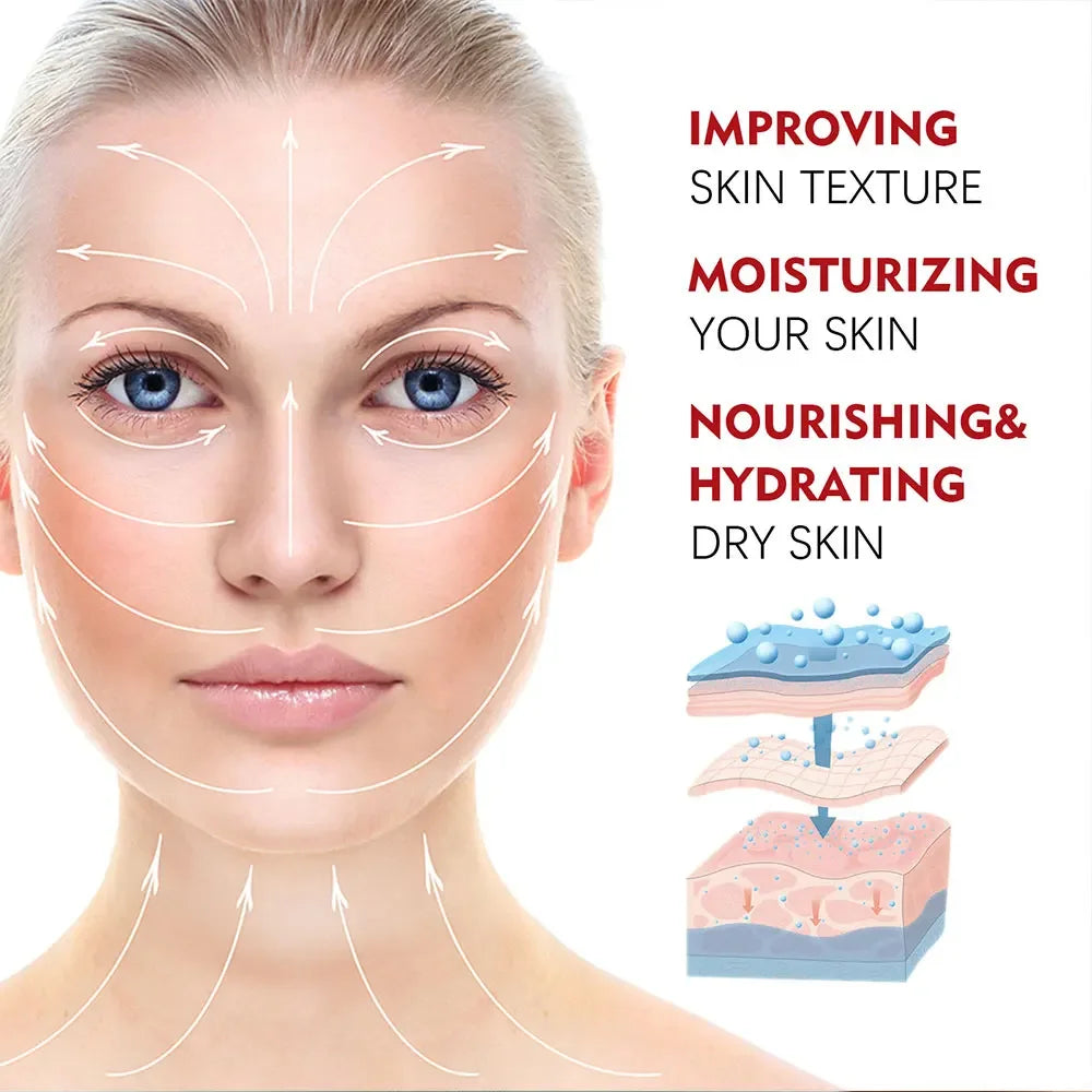 Cream Collagen Smooth wrinkles Face Cream For Moisturizer Whitening Brighten Skin