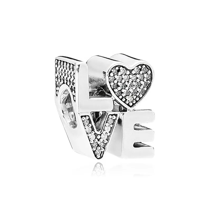 NEW 925 Sterling Silver Charm Fit Original Bracelet Accessories Women Jewelry White Series Football Snake Dreamcatcher Cross
