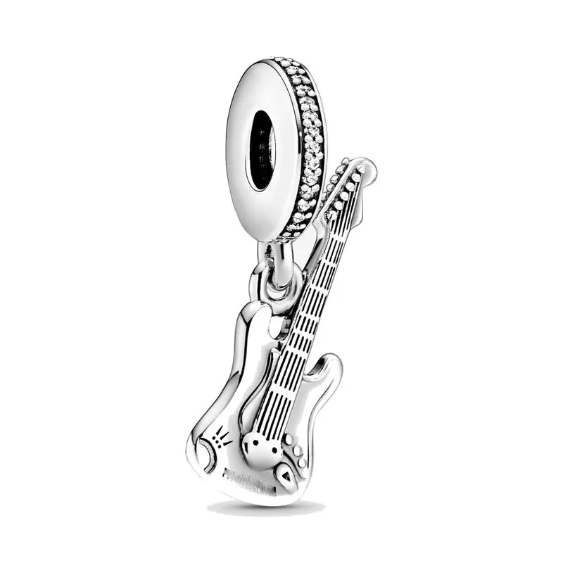 NEW 925 Sterling Silver Charm Fit Original Bracelet Accessories Women Jewelry White Series Football Snake Dreamcatcher Cross
