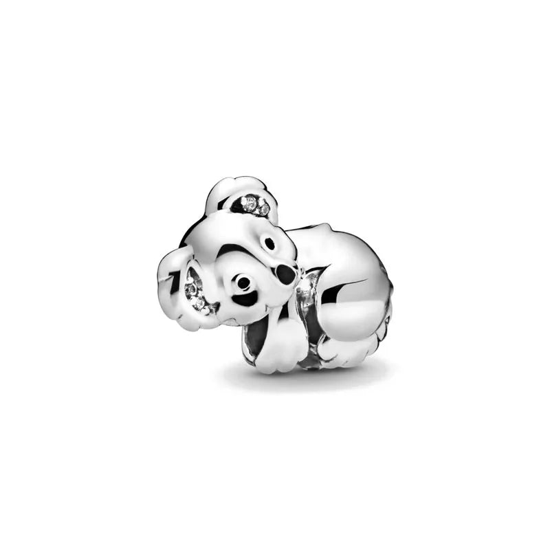 NEW 925 Sterling Silver Charm Fit Original Bracelet Accessories Women Jewelry White Series Football Snake Dreamcatcher Cross