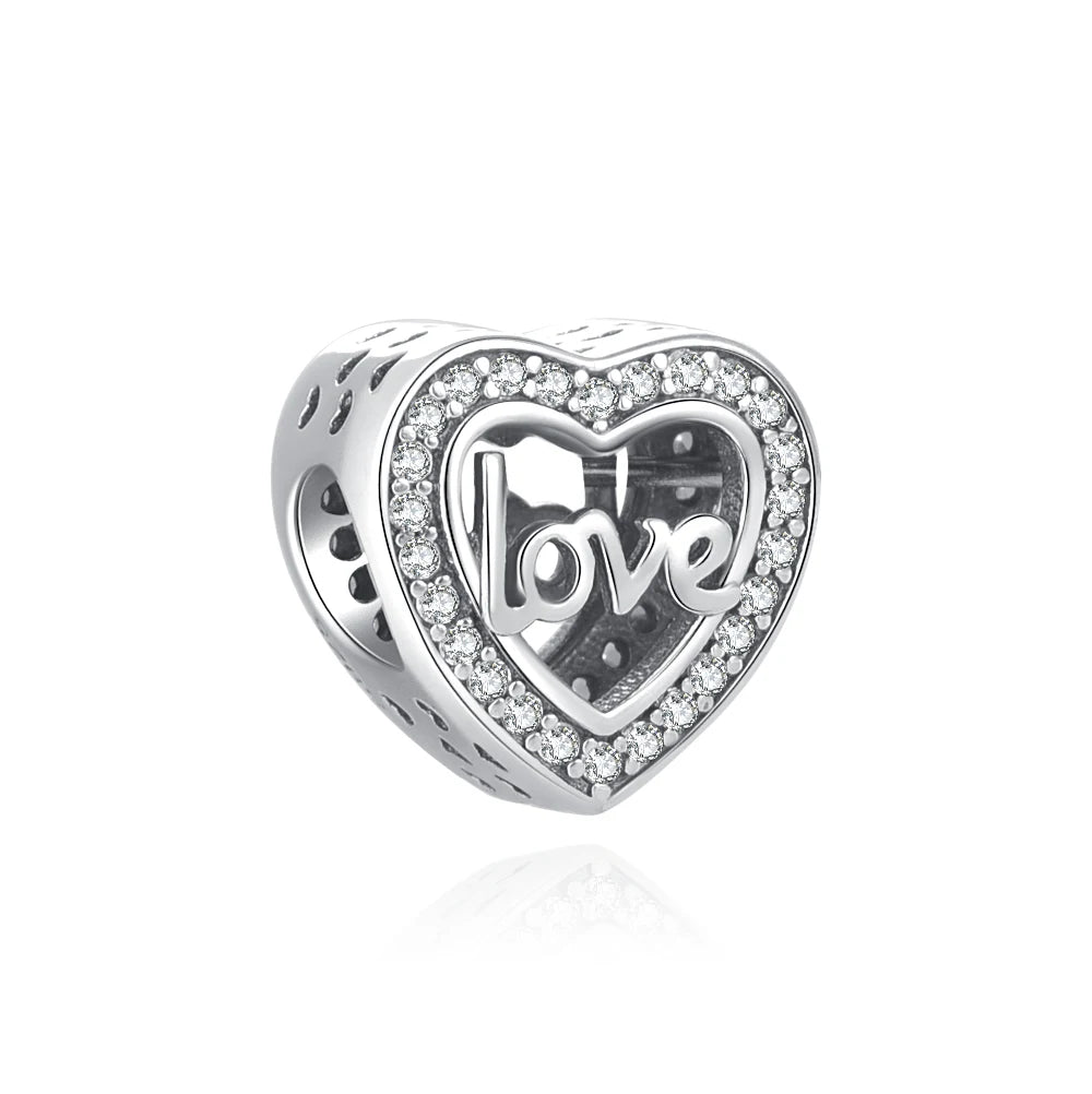 NEW 925 Sterling Silver Charm Fit Original Bracelet Accessories Women Jewelry White Series Football Snake Dreamcatcher Cross
