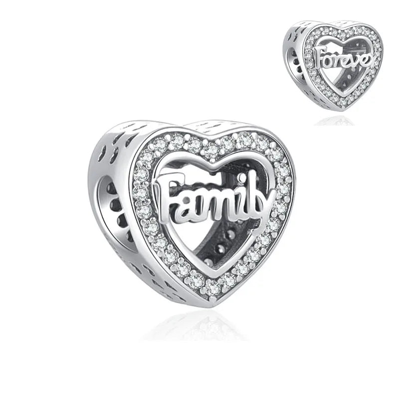 NEW 925 Sterling Silver Charm Fit Original Bracelet Accessories Women Jewelry White Series Football Snake Dreamcatcher Cross