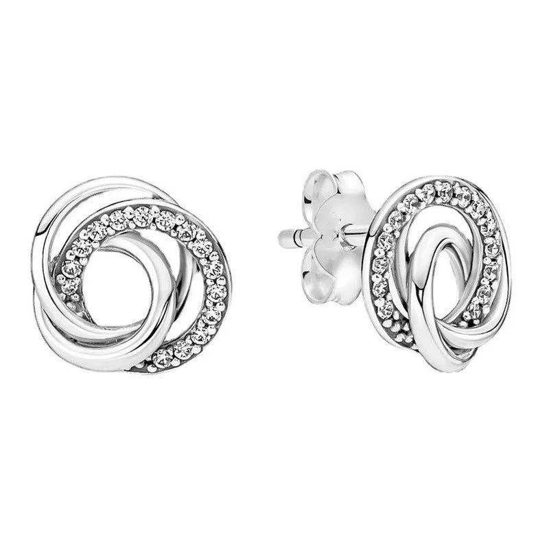 Paris Double Hoop 925 Silver