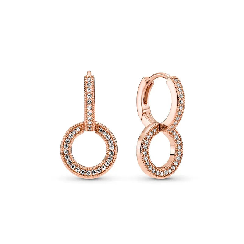 Paris Double Hoop 925 Silver