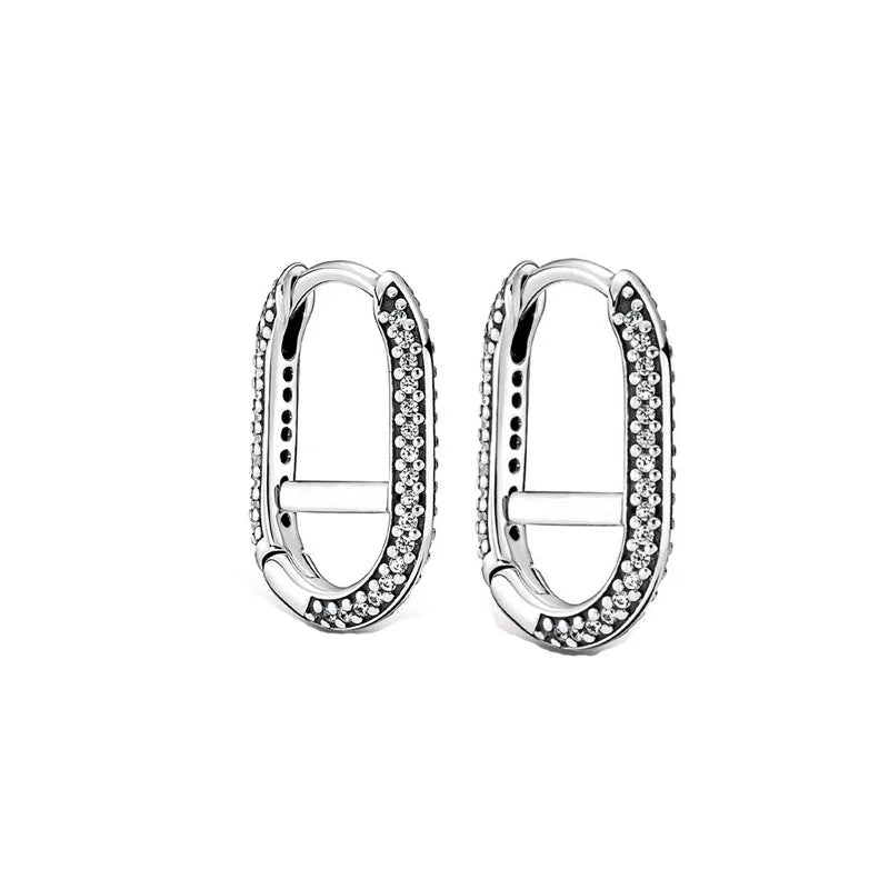 Paris Double Hoop 925 Silver