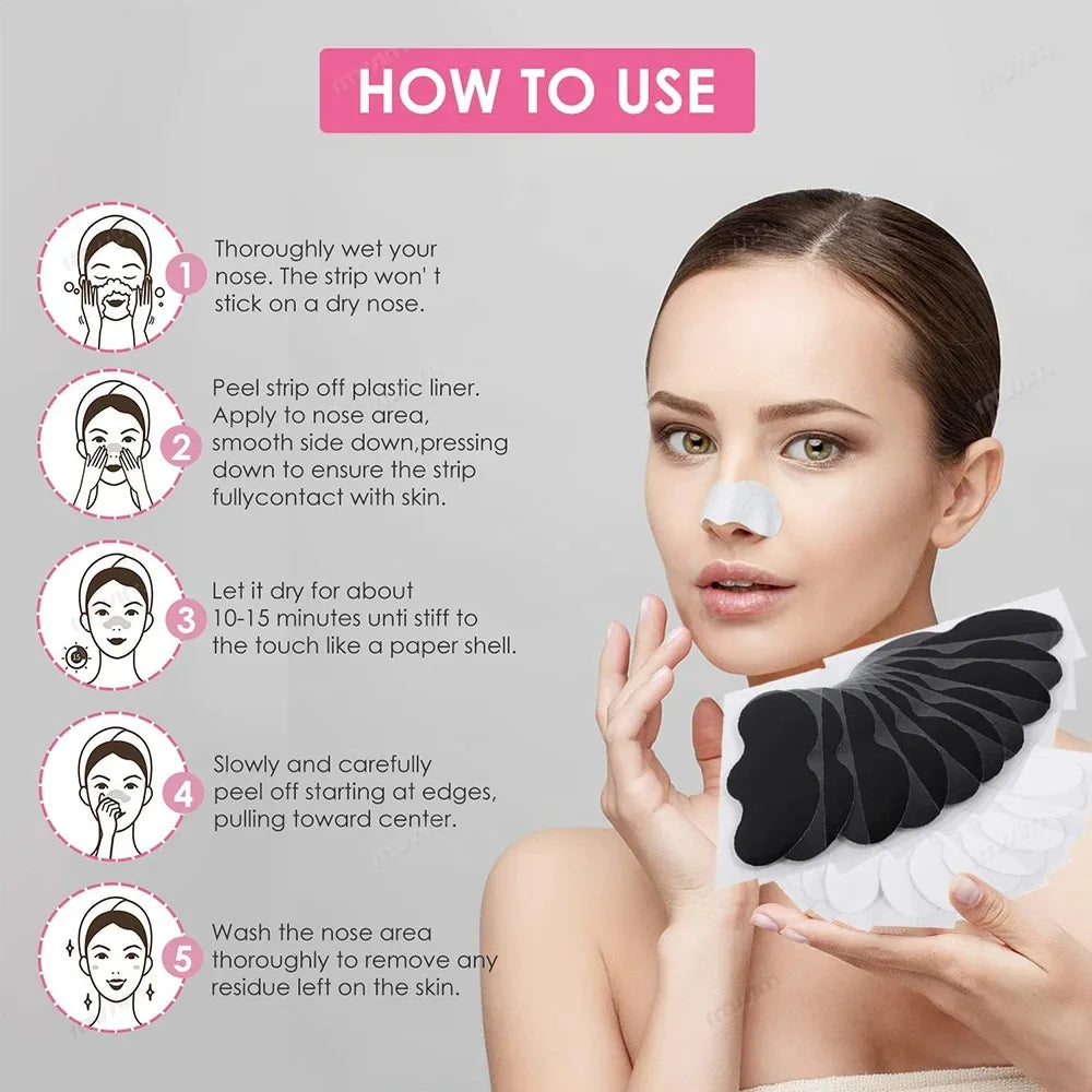 15pcs Blackhead Nose Strips Deep Cleansing Nasal Spot Facial