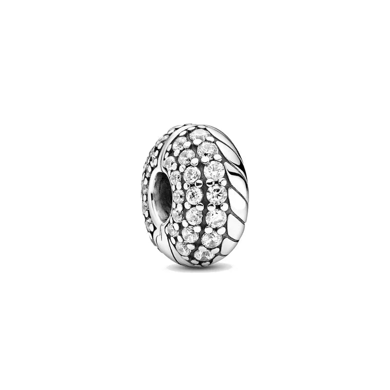 NEW 925 Sterling Silver Charm Fit Original Bracelet Accessories Women Jewelry White Series Football Snake Dreamcatcher Cross
