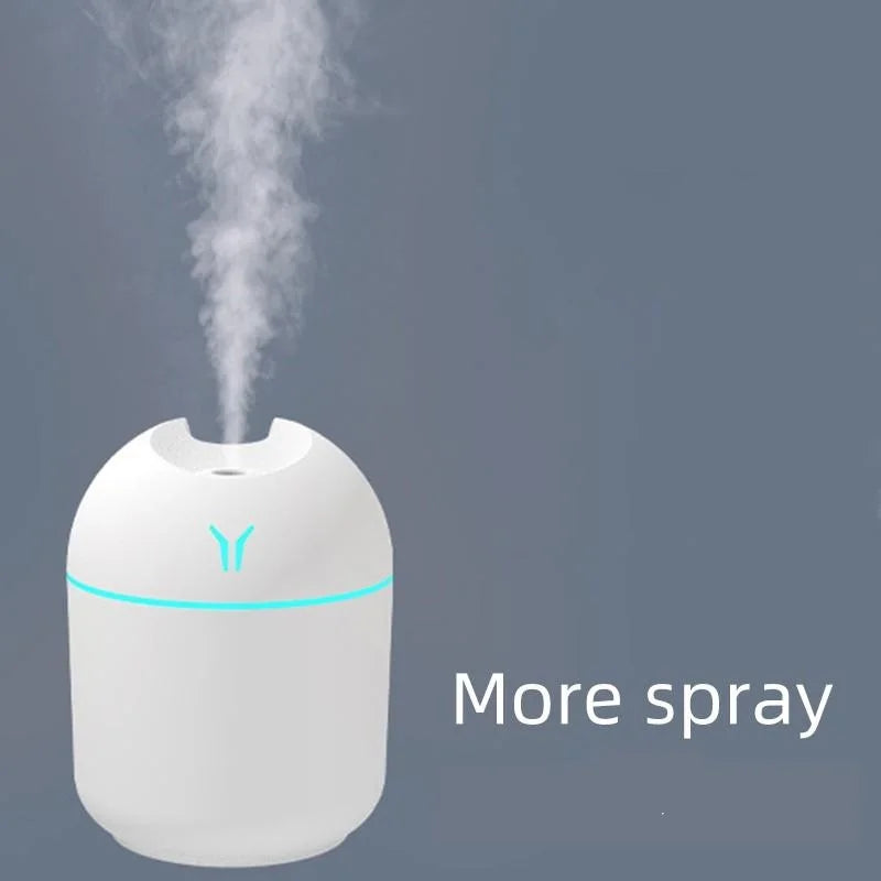 250ML USB Mini Air Humidifier Aroma Essential Oil Diffuser For Home Car Ultrasonic Mute Mist Maker Diffuser