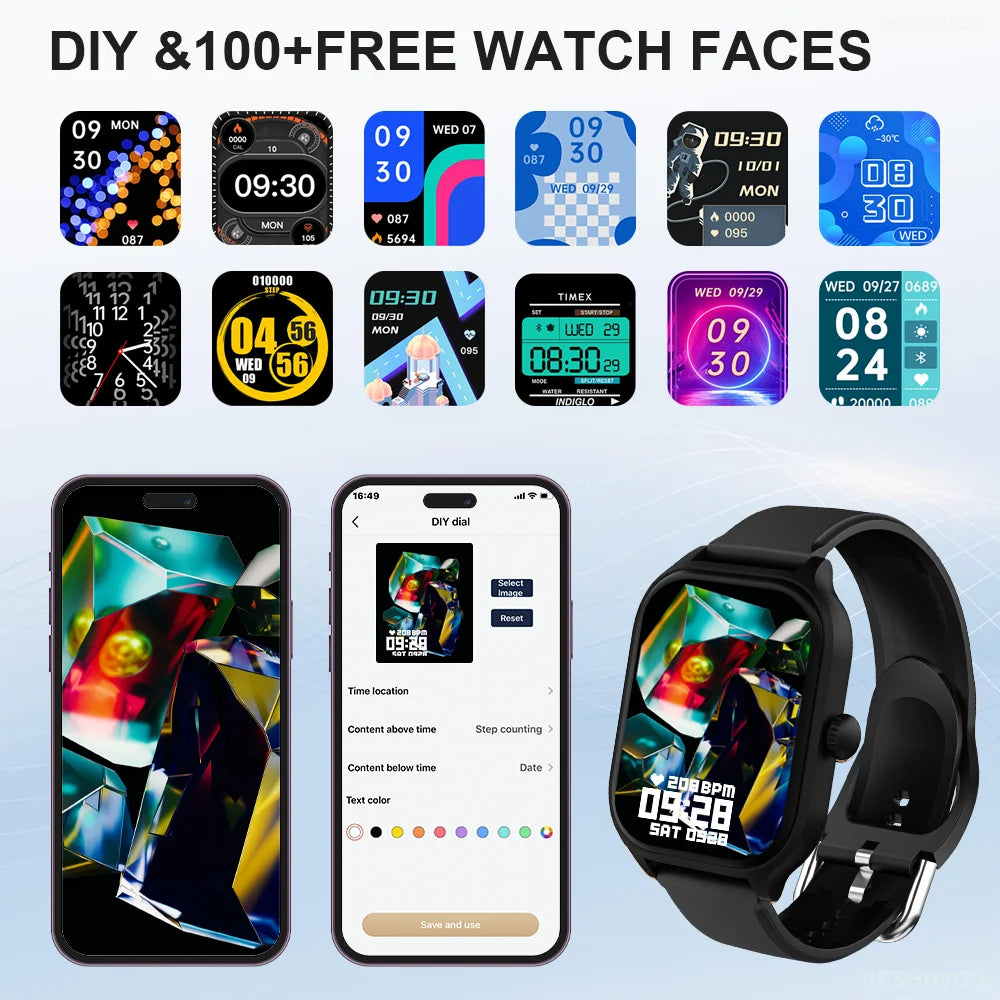 H9 New Smart Watch H9 Pro MAX 2.01-inch HD Display Bluetooth Call Message Alert Sports Mode Smartwatch For Men Women