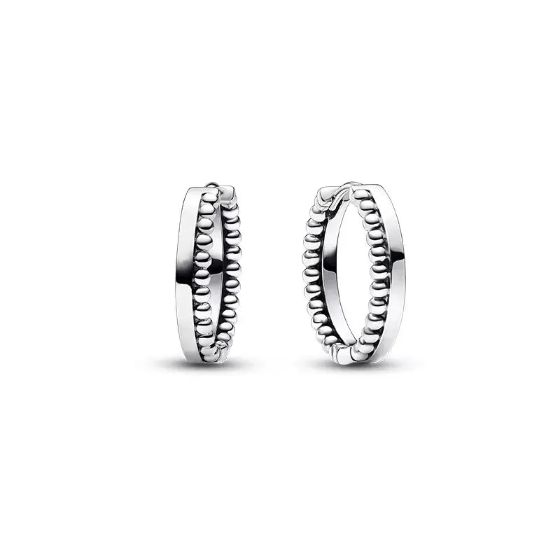 Paris Double Hoop 925 Silver