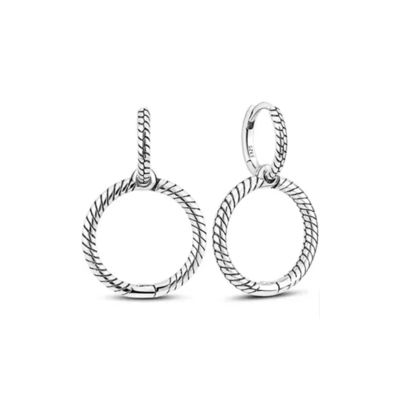 Paris Double Hoop 925 Silver