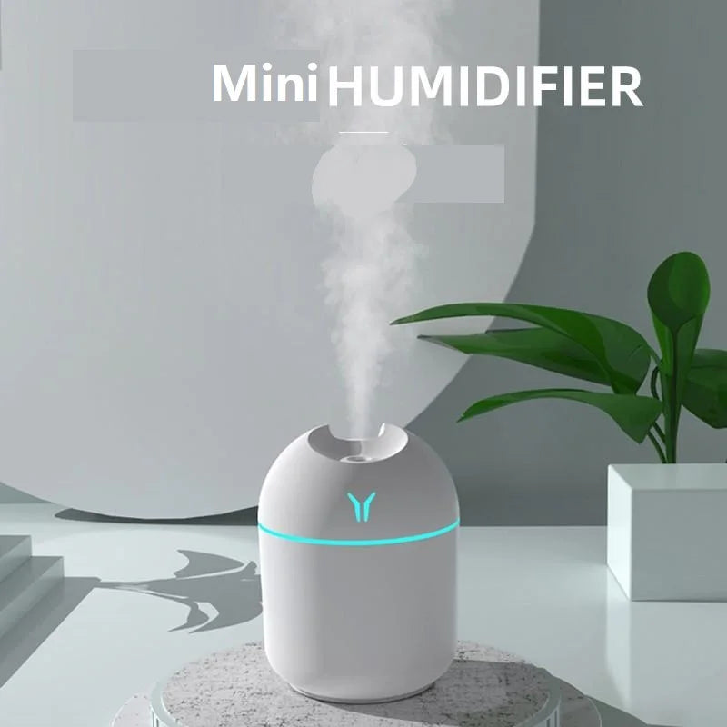 250ML USB Mini Air Humidifier Aroma Essential Oil Diffuser For Home Car Ultrasonic Mute Mist Maker Diffuser