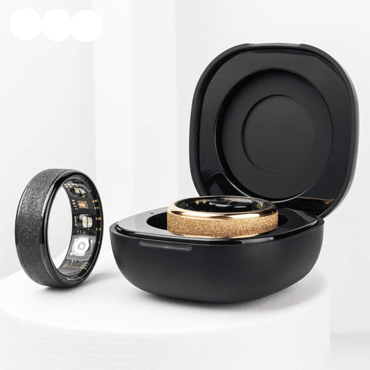 LIFE LONG R 1 Smart Ring with Charging Case for Men Women, Health and Sleep Monitor, 5ATM Waterproof, Multi-sport Mode