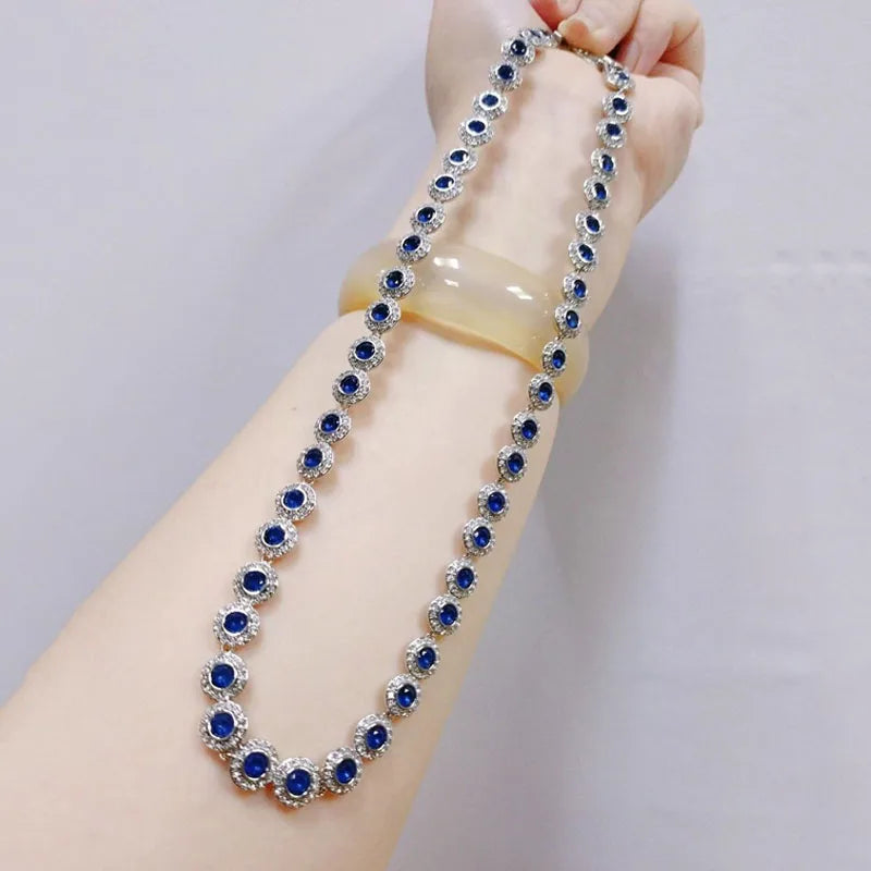 swarovski  2026 New Original Round Water Drop Crystal High Jewelry Set Fashion Dazzling Women's Bracelet Earring Necklace Ring Wedding Gift