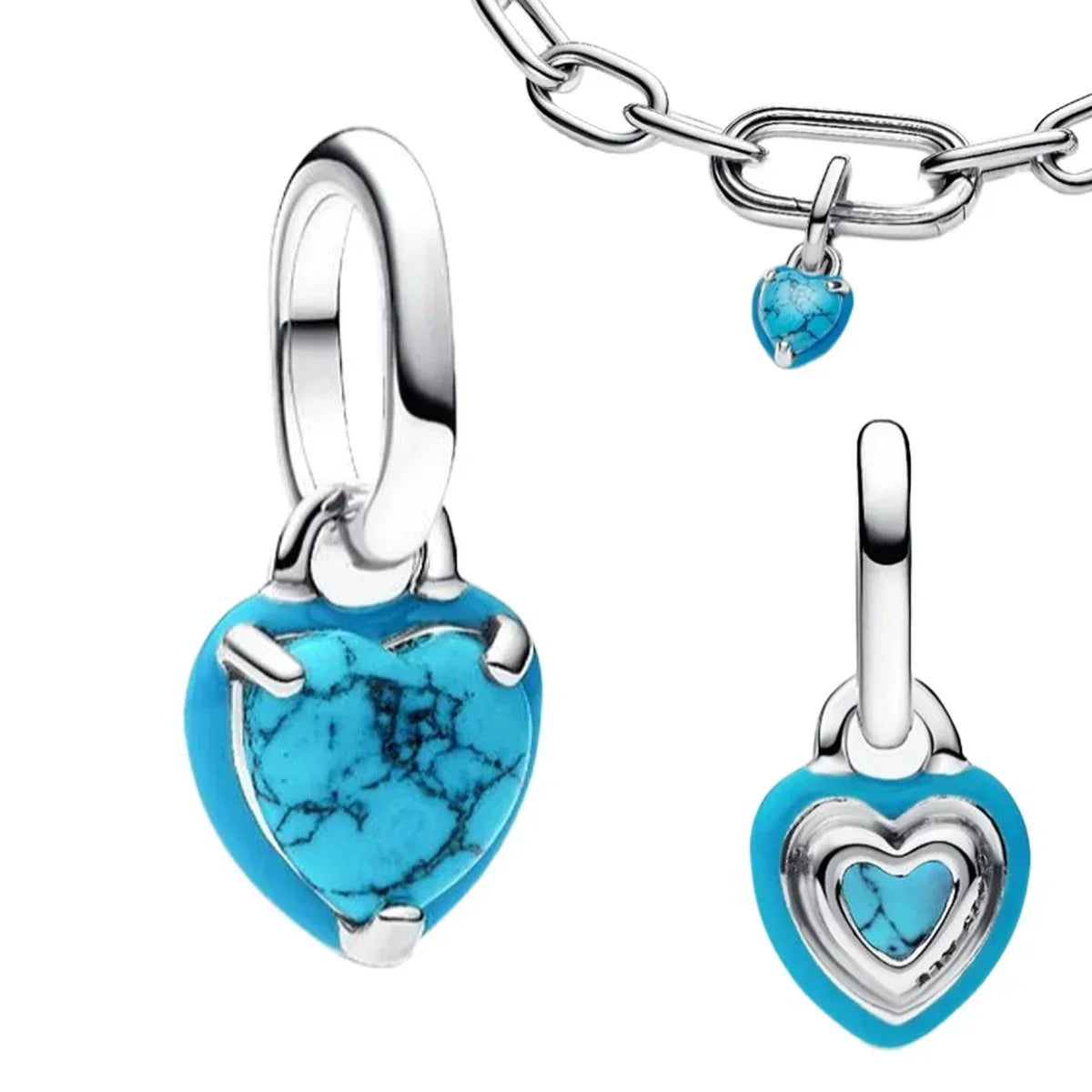 Vintage 925 Sterling Silver Charms Plum Blossom Snake Seal Pendants Beads For Original Bracelets Necklace Women DIY Jewelry Gift