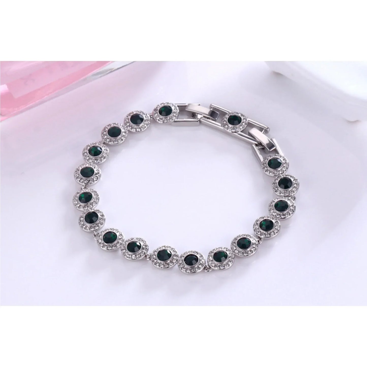 swarovski  2026 New Original Round Water Drop Crystal High Jewelry Set Fashion Dazzling Women's Bracelet Earring Necklace Ring Wedding Gift