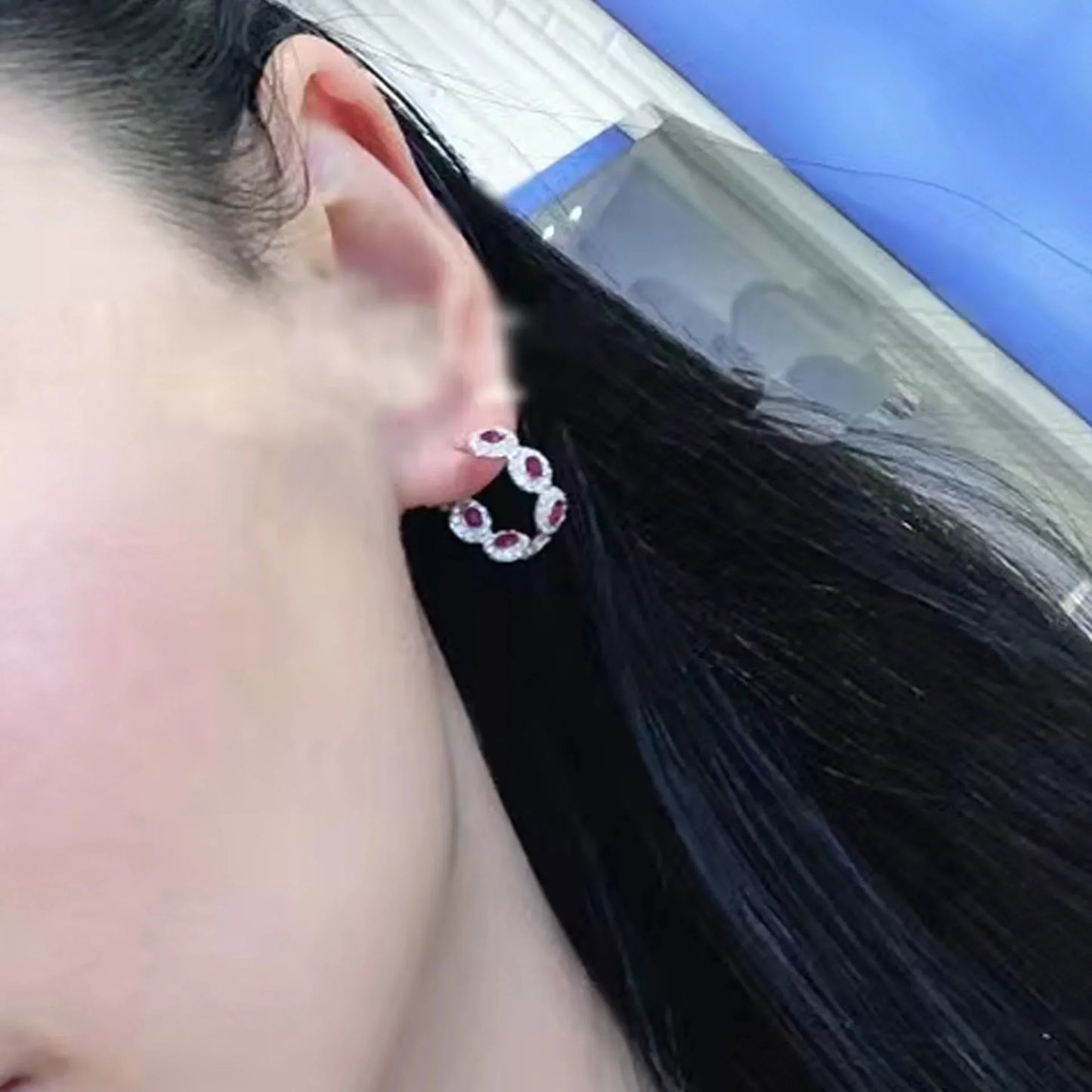 swarovski  2026 New Original Round Water Drop Crystal High Jewelry Set Fashion Dazzling Women's Bracelet Earring Necklace Ring Wedding Gift