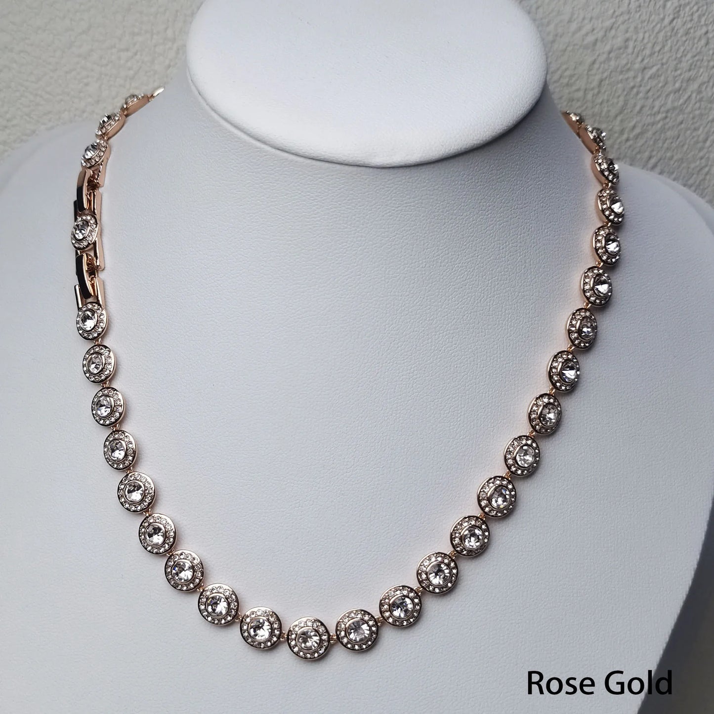 swarovski  2026 New Original Round Water Drop Crystal High Jewelry Set Fashion Dazzling Women's Bracelet Earring Necklace Ring Wedding Gift