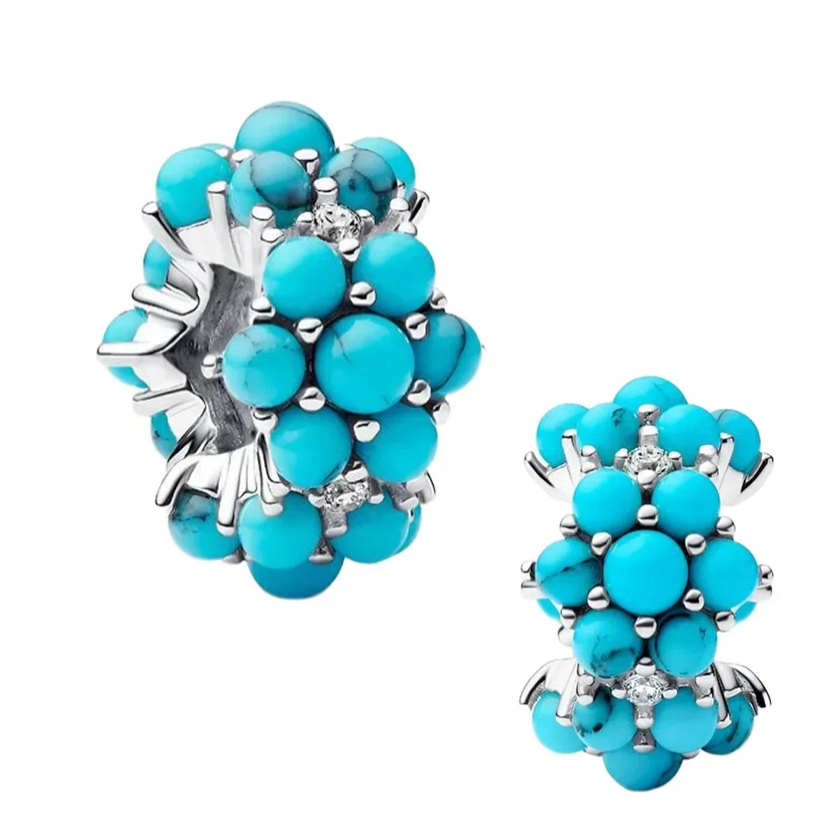 Vintage 925 Sterling Silver Charms Plum Blossom Snake Seal Pendants Beads For Original Bracelets Necklace Women DIY Jewelry Gift