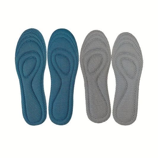 1/2 Pairs Memory Foam disposable Insoles for Shoes Antibacterial Deodorization Sweat Absorption Insert Sport Shoes Pads