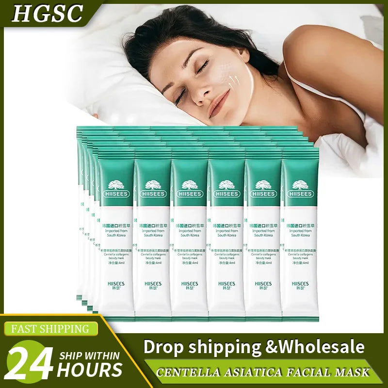 30pcs Centella Collagen Sleeping Facial Masks Skincare Anti Wrinkle Anti-aging Moisturizing Face Mask Korean Skin Care Products