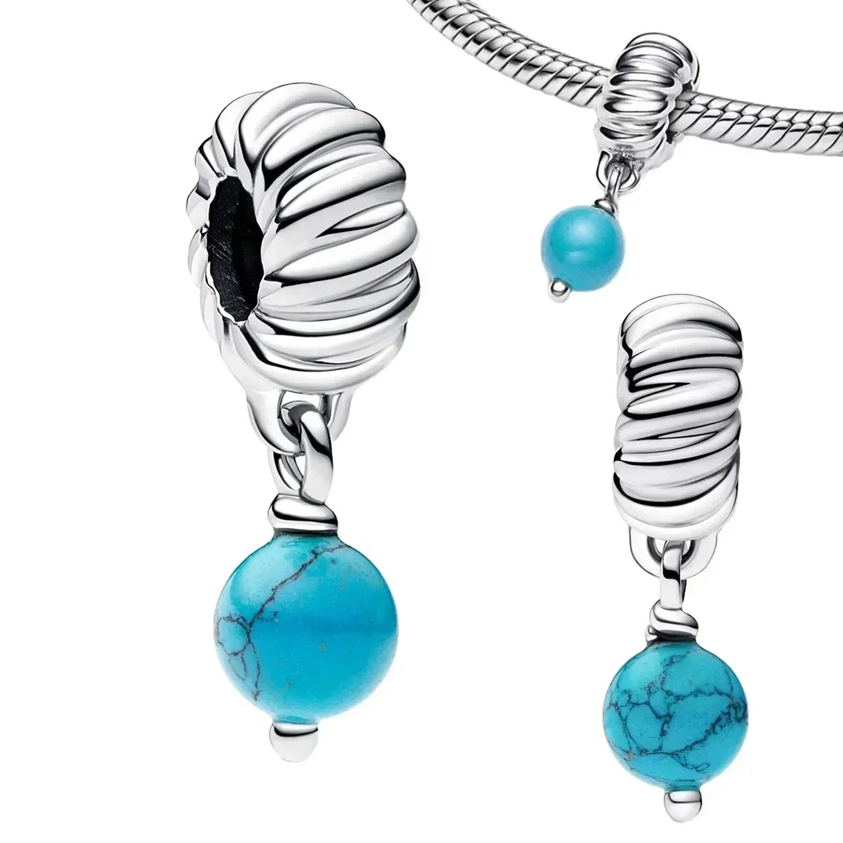 Vintage 925 Sterling Silver Charms Plum Blossom Snake Seal Pendants Beads For Original Bracelets Necklace Women DIY Jewelry Gift