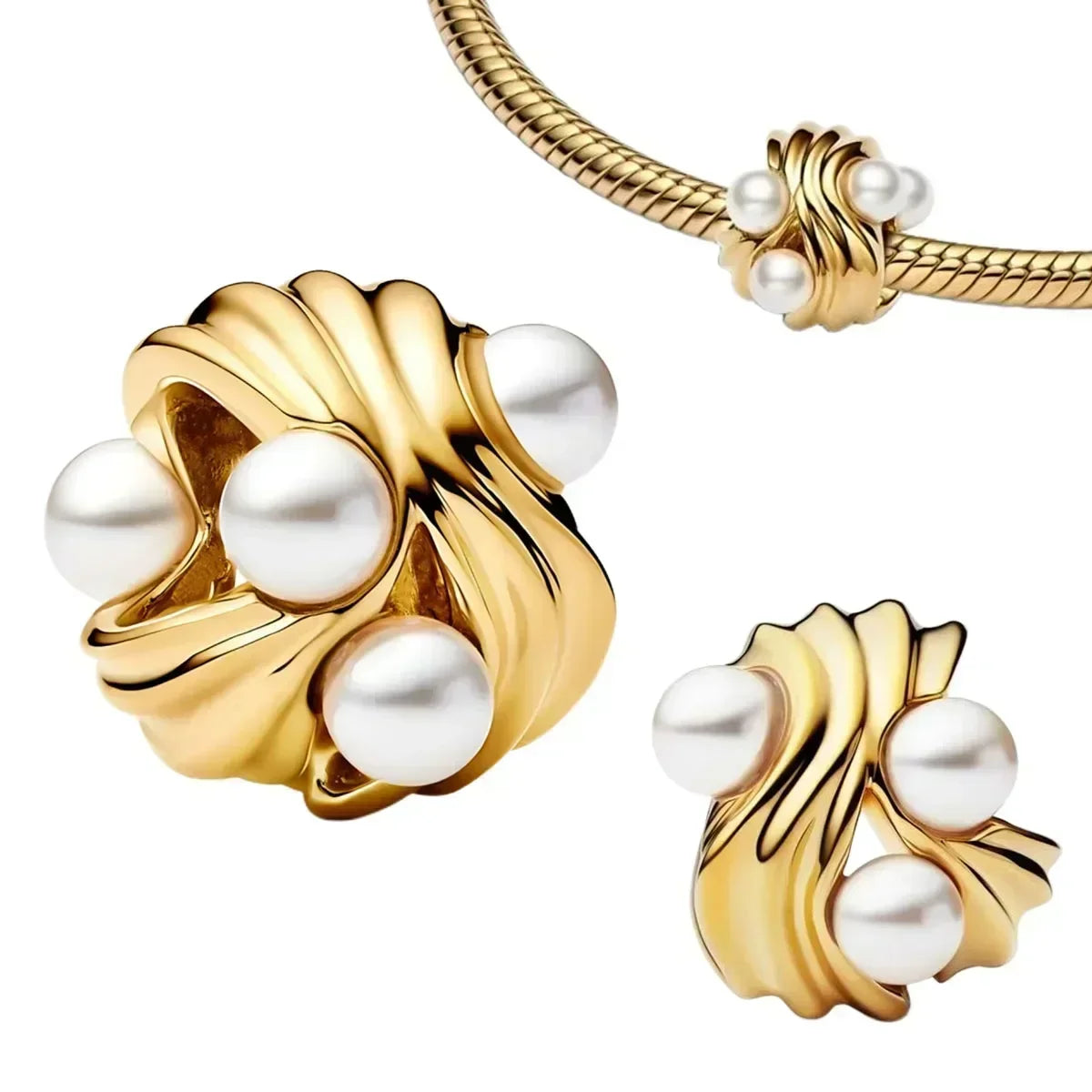 Vintage 925 Sterling Silver Charms Plum Blossom Snake Seal Pendants Beads For Original Bracelets Necklace Women DIY Jewelry Gift