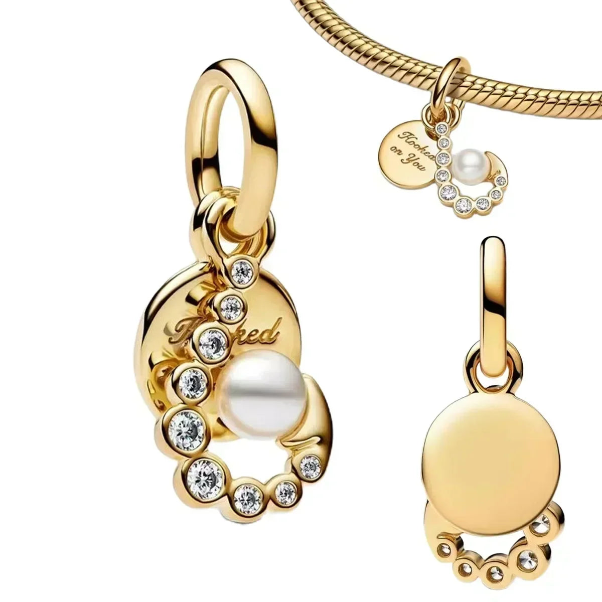 Vintage 925 Sterling Silver Charms Plum Blossom Snake Seal Pendants Beads For Original Bracelets Necklace Women DIY Jewelry Gift