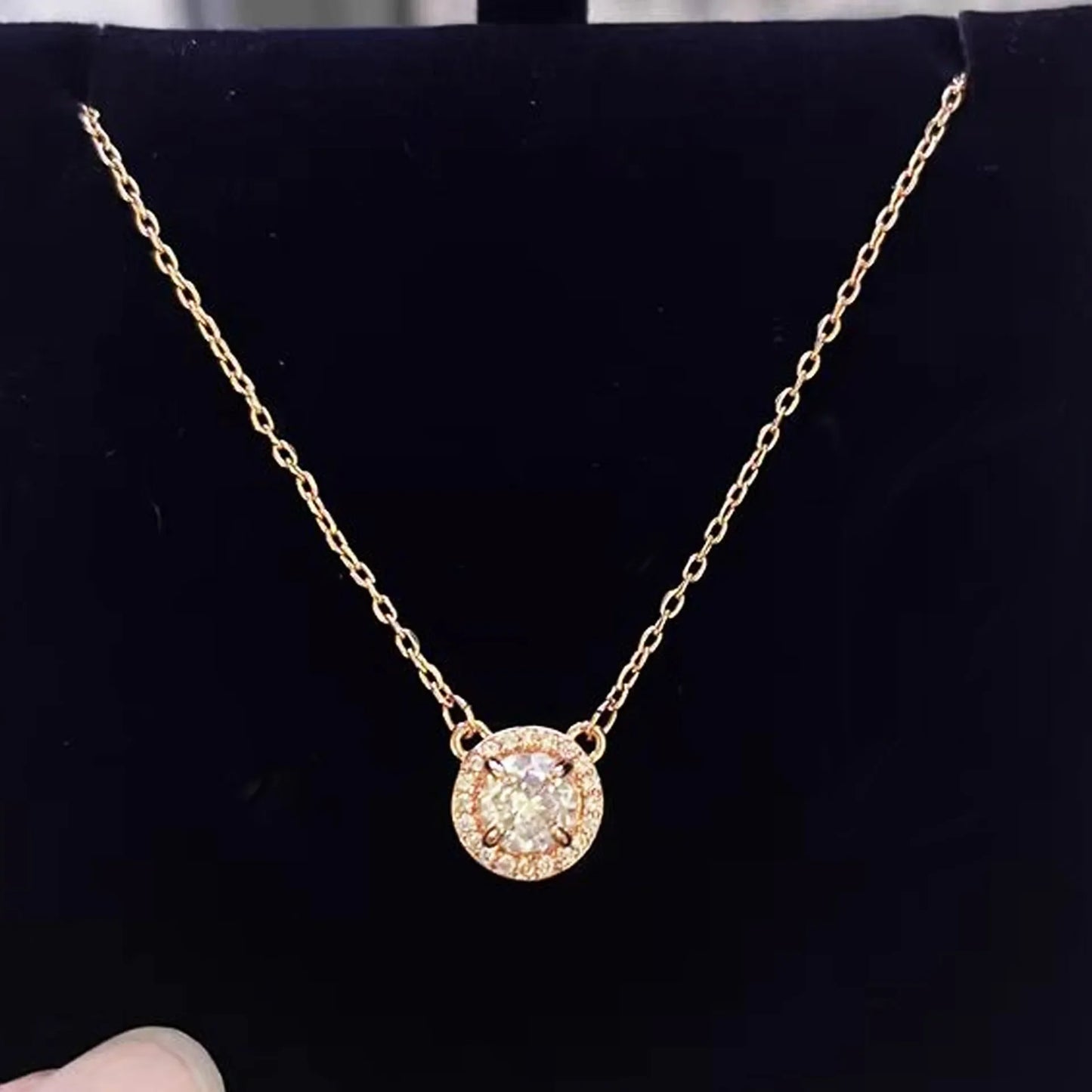 swarovski  2026 New Original Round Water Drop Crystal High Jewelry Set Fashion Dazzling Women's Bracelet Earring Necklace Ring Wedding Gift