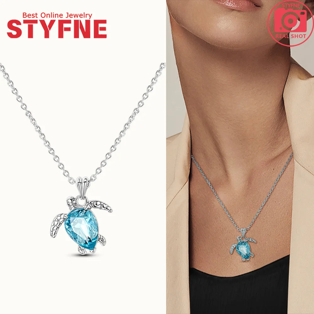 New Silver S925 Shiny Red Heart-shaped Jewelry Sets Double Heart Classic Ring Necklace Earrings Luxury Jewelry Gifts for Women