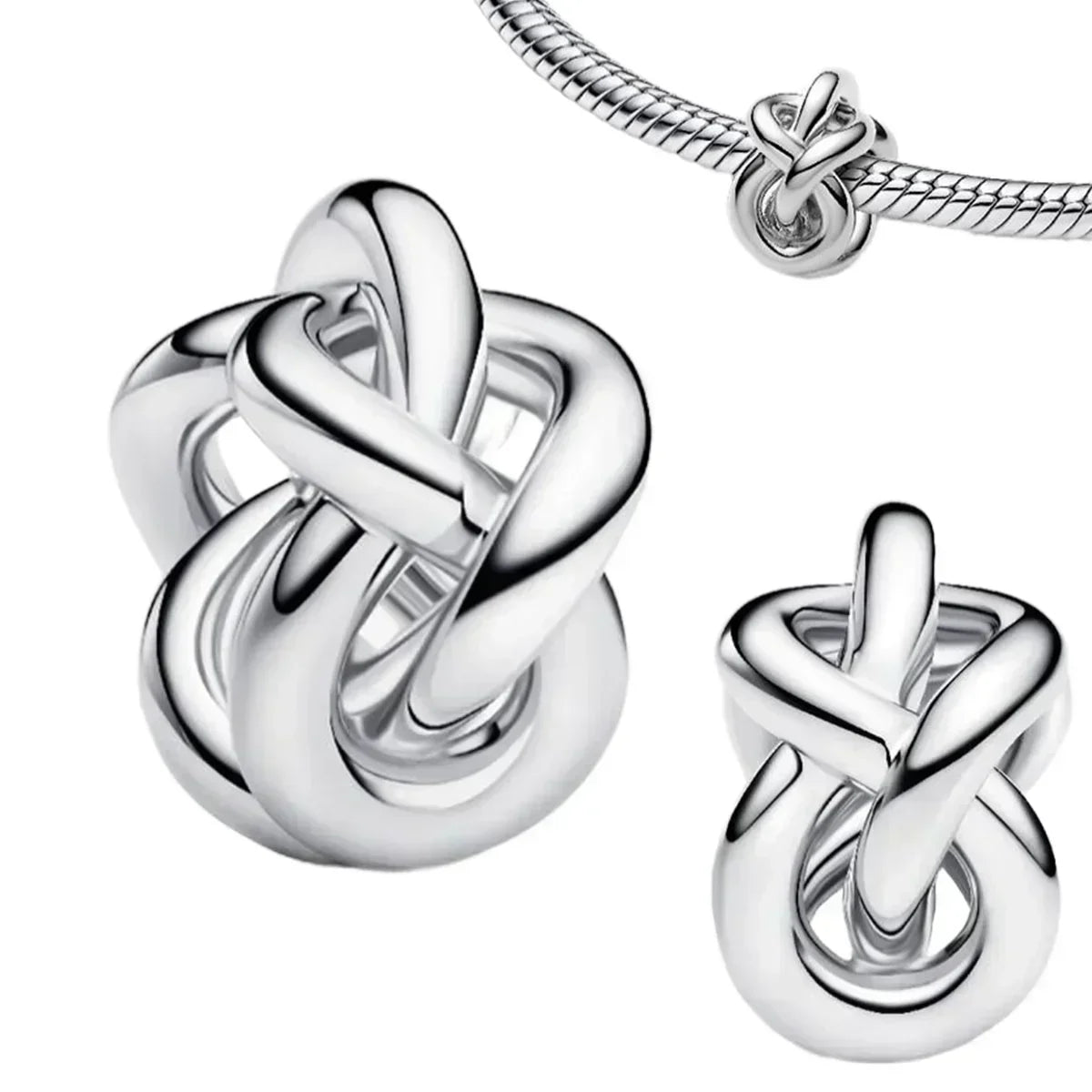 Vintage 925 Sterling Silver Charms Plum Blossom Snake Seal Pendants Beads For Original Bracelets Necklace Women DIY Jewelry Gift