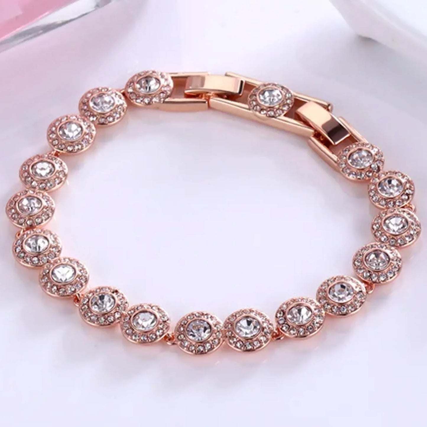 swarovski  2026 New Original Round Water Drop Crystal High Jewelry Set Fashion Dazzling Women's Bracelet Earring Necklace Ring Wedding Gift