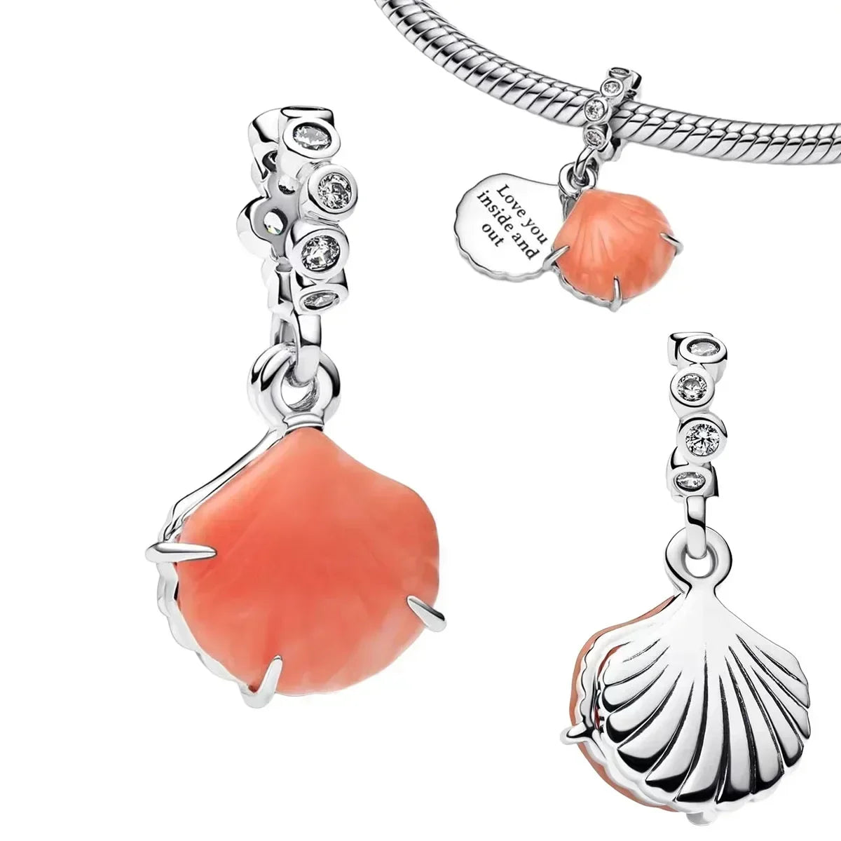 Vintage 925 Sterling Silver Charms Plum Blossom Snake Seal Pendants Beads For Original Bracelets Necklace Women DIY Jewelry Gift