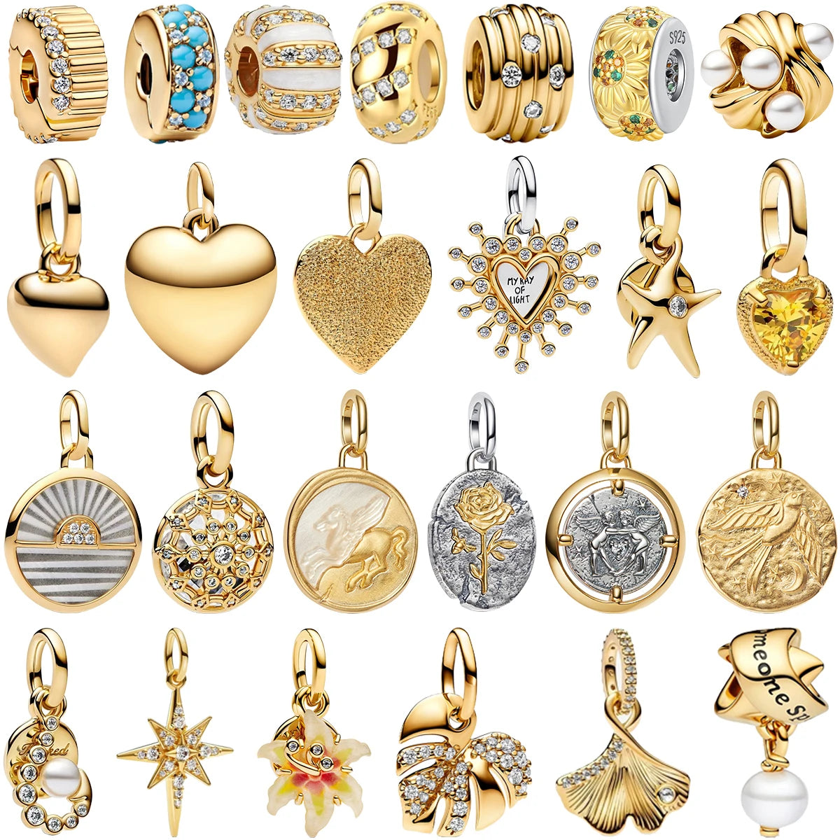 Vintage 925 Sterling Silver Charms Plum Blossom Snake Seal Pendants Beads For Original Bracelets Necklace Women DIY Jewelry Gift