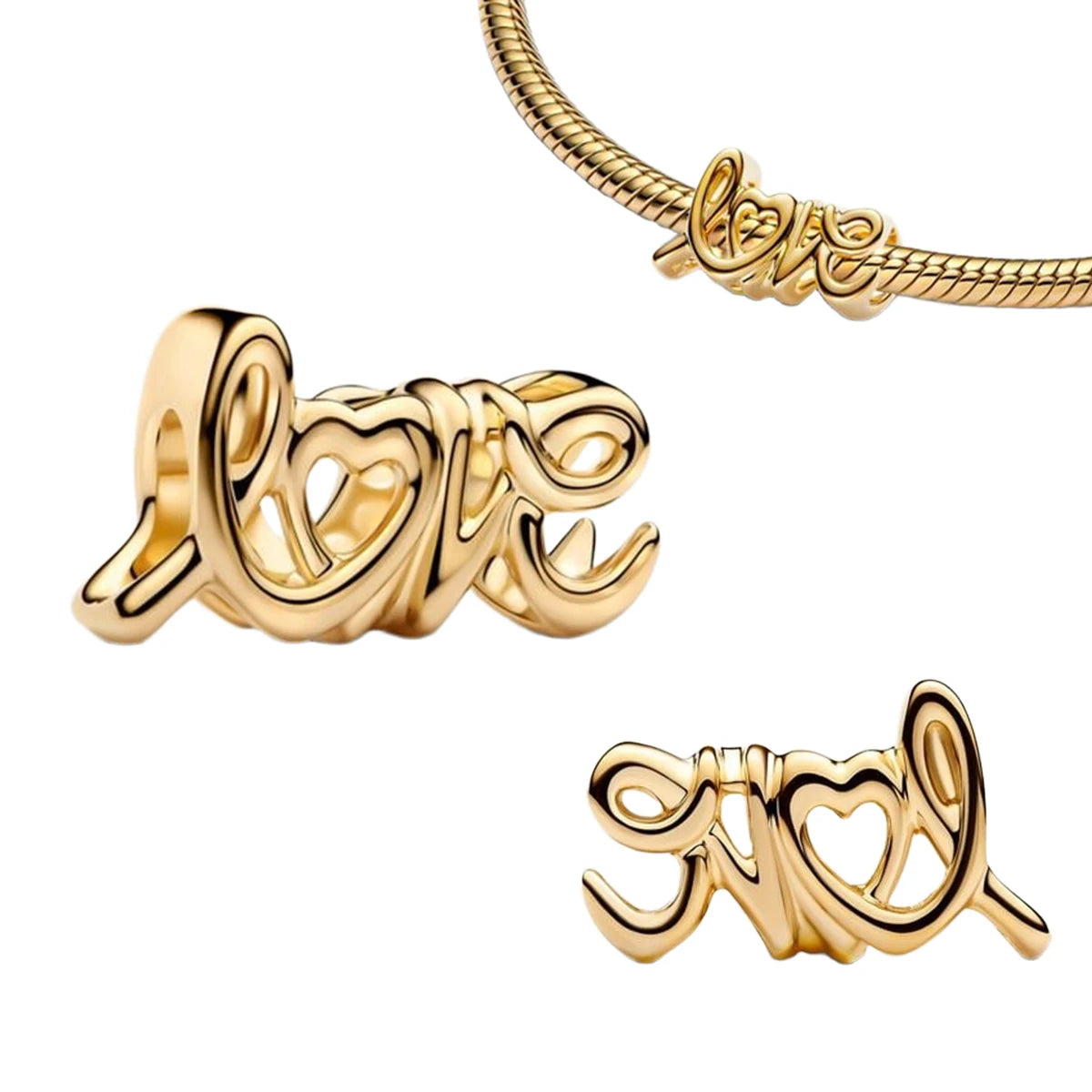 Vintage 925 Sterling Silver Charms Plum Blossom Snake Seal Pendants Beads For Original Bracelets Necklace Women DIY Jewelry Gift