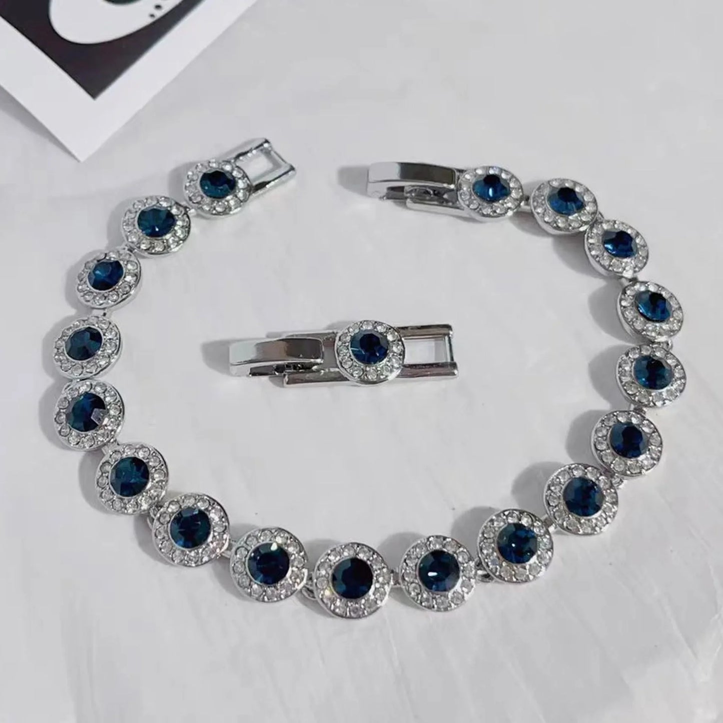 swarovski  2026 New Original Round Water Drop Crystal High Jewelry Set Fashion Dazzling Women's Bracelet Earring Necklace Ring Wedding Gift