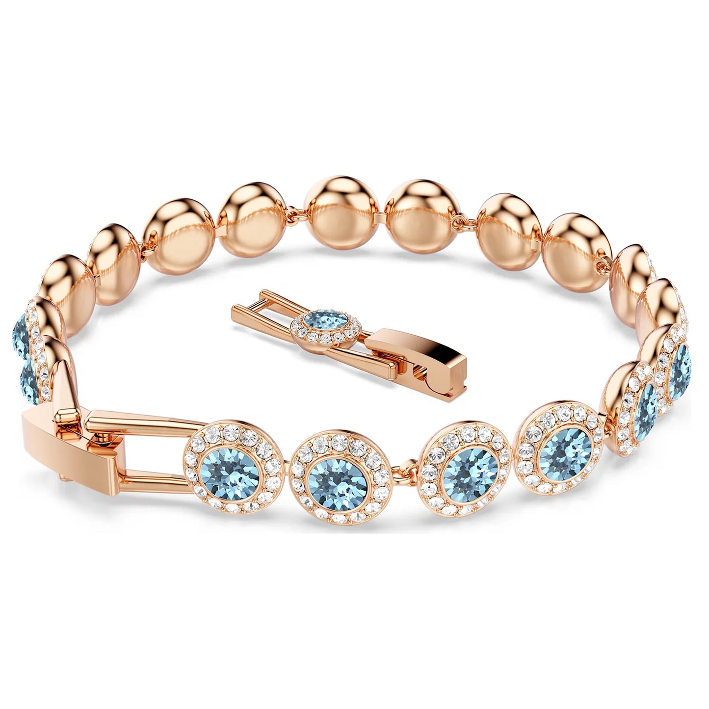 swarovski \ Silver Gold Color Angelic Pave Bracelet for Women Wedding Friends Party Bangles Genuine Crystals from Austria Jewelry