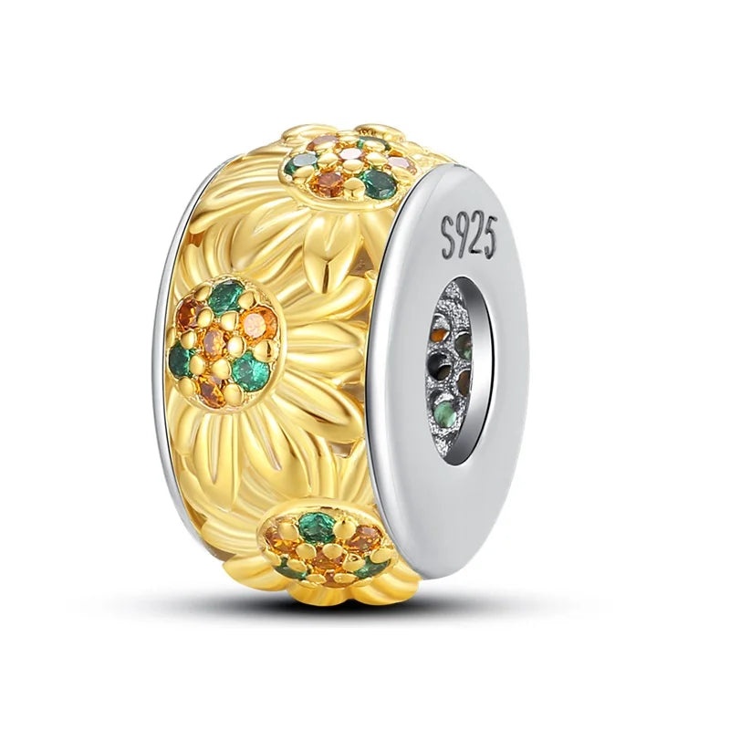 Vintage 925 Sterling Silver Charms Plum Blossom Snake Seal Pendants Beads For Original Bracelets Necklace Women DIY Jewelry Gift